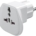 Goobay 94026 World to EU Travel Adapter, (UK, US, IT, CH, to EU), White