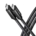 AXAGON BUCM32-CM10AB cable USB-C < > USB-C 3.2 Gen 2/PD 100W/5A/4K HD/ALU/Black braided/1m