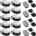 Ecost Pack of 24 Stainless Steel Glass Holder Clamp Holder 6-8 mm Glass Clamp Holder Glass Plate Hol