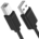 UNITEK Y-C420GBK USB cable, USB 2.0, USB A - USB B, 3 m, Black