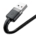 Cable Baseus  USB2.0 A plug - IP Lightning plug 2.0m Cafule grey+black