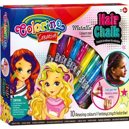 Colorino Creative juuste kriidikomplekt ,10 värvi,mix