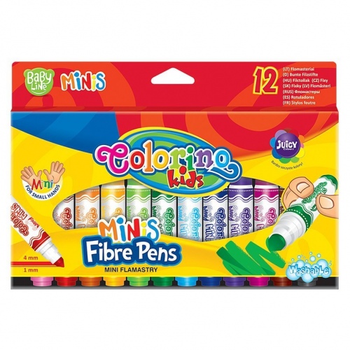 Colorino Kids minimarkerid,12 värvi