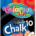 Colorino Kids Dustless chalk white 10 pcs