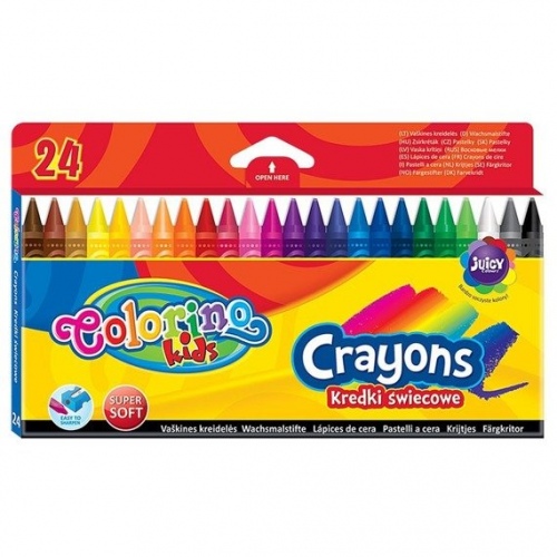 Colorino Kids rasvakriidid,24 värvi