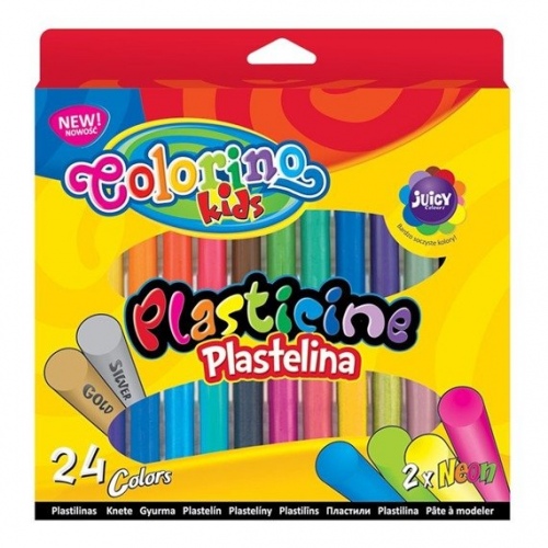 Colorino plastiliin, 24 värvi