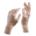 Gloves, disposable, vinyl, wihout powder L (100pcs)