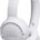 Ecost Customer Return JBL Tune 500 by Harman Powerful Bass On-Ear Headphones with Mic (White)