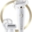 Ecost Customer Return, Braun Silk-épil 9 81688639 epilator 40 tweezers White, Gold