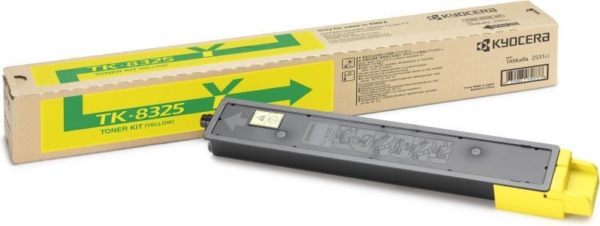Tooner Kyocera TK-8325Y kollane (12 000 lehte) - TASKalfa 2551ci