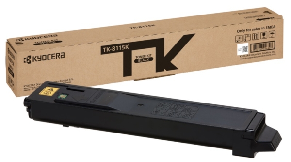Tooner Kyocera TK-8115K must (12 000 lk) - ECOSYS M8124cidn, M8130cidn