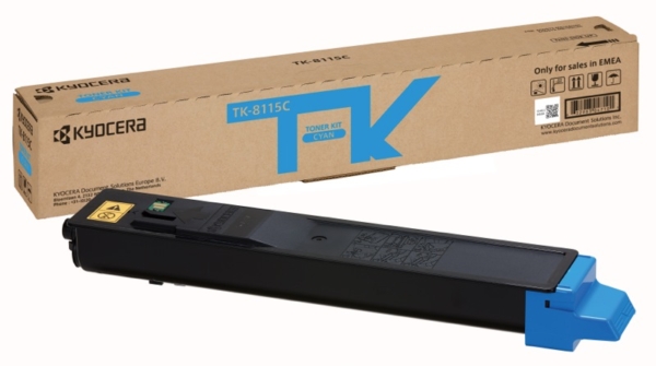 Tooner Kyocera TK-8115C cyan (6 000 lk) - ECOSYS M8124cidn, M8130cidn