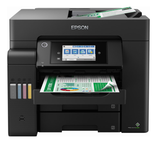 Printer MFP ADF-ga Epson EcoTank L6550 A4 värviline, USB, Lan, WIFI, WiFi Direct