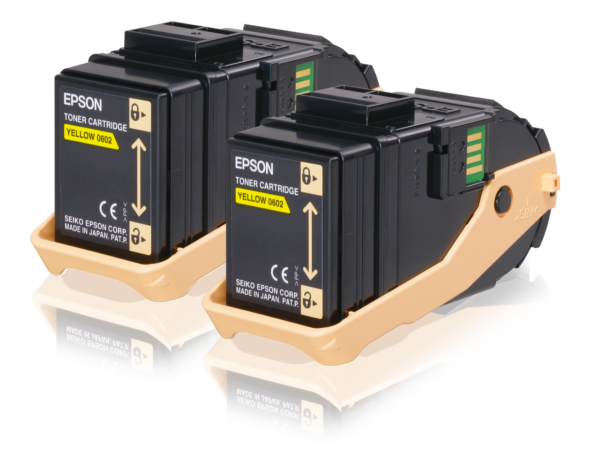 Tooner Epson AcuLaser C9300 Kollane (2 x 7500 lk) - topeltpakk