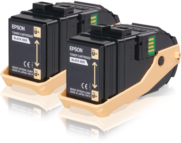 Tooner Epson AcuLaser C9300 Must (2 x 6500 lk) - topeltpakk