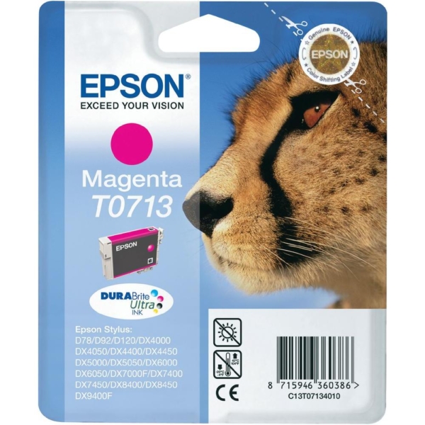 Tint Epson D78 / DX4000 / 4050 / 5000 / 5050 / 6000 Magenta (5,5 ml)