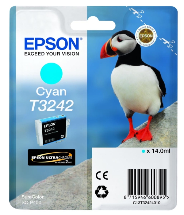 Tint Epson SC-P400 Tsüaan 14ml