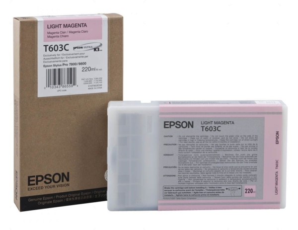 Tint Epson Stylus Pro 7800 / 9800 Hele Magenta (220 ml)