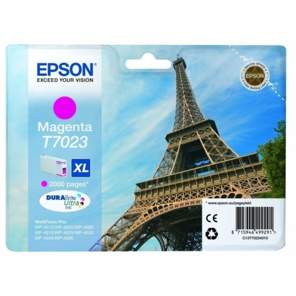 Tint Epson WP4000/ 4015/ 4025/ 4095/ 4515/ 4525/ 4535/ 4545/ 4595  Magenta (2000lk, XL)