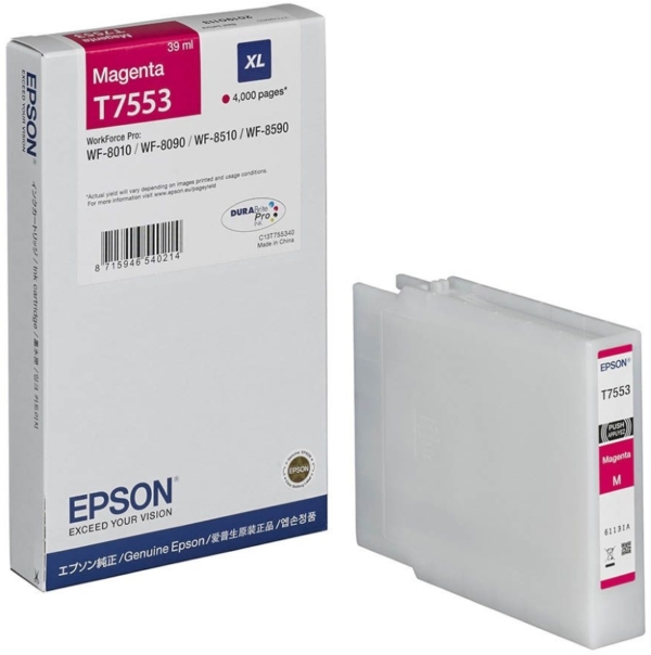 Tint Epson WorkForce Pro WF-8510 / 8590 XL, Magenta (4000 lk, 39 ml)