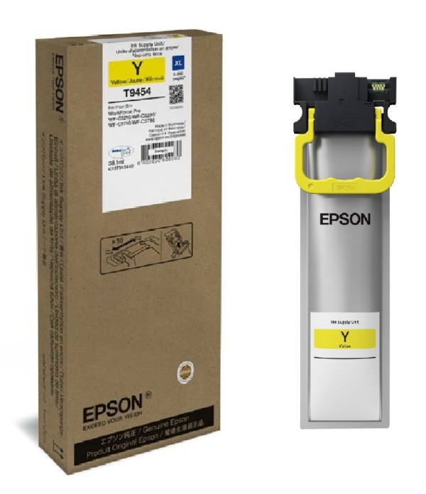 Tint Epson WorkForce Pro WF-C5210DW, WF-C5290DW, WF-C5710DWF, WF-C5790DWF Kollane (38.1ml, 5000lk, XL)