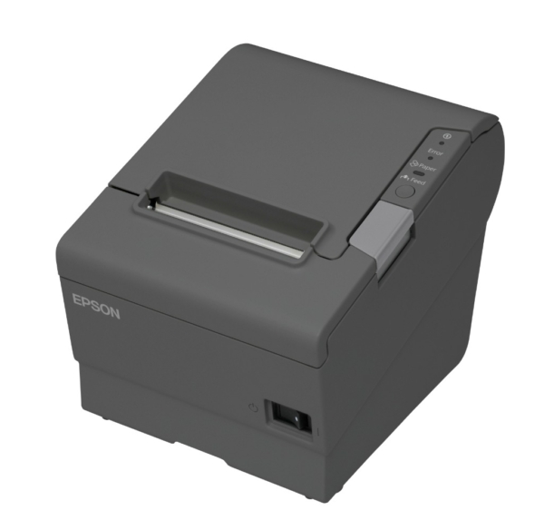 Kassaprinter Epson TM-T88V (serial / USB liides, Must (EDG), toiteplokk PS180, KBTOITE)