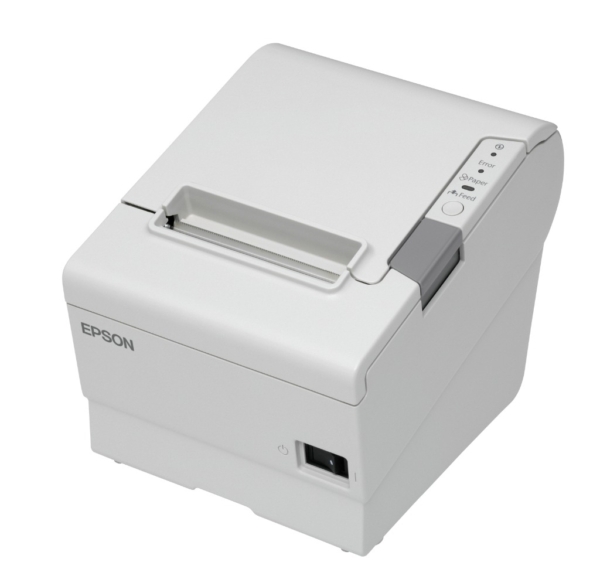 Kassaprinter Epson TM-T88V (paralleel / USB liides, Valge (ECW), toiteplokk PS180, KBTOITE)