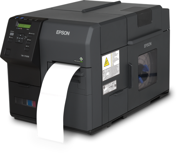 Tööstuslik Epson kleebiseprinter ColorWorks C7500G