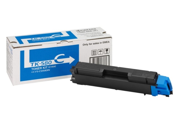Tooner Kyocera TK-580C - FS-C5150DN/P6021cdn tsüaan (2800 lehte)