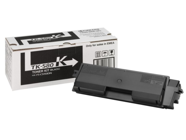 Tooner Kyocera TK-580K - FS-C5150DN/P6021cdn must (3500 lehte)