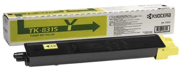 Tooner Kyocera TK-8315Y kollane (6 000 lehte) - TASKalfa 2550ci