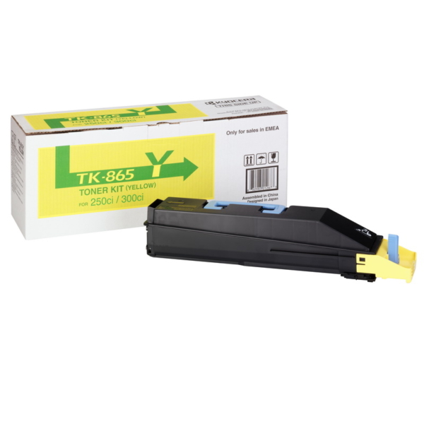 Tooner Kyocera TK-865Y kollane (12 000 lehte) - TASKalfa 250ci/300ci