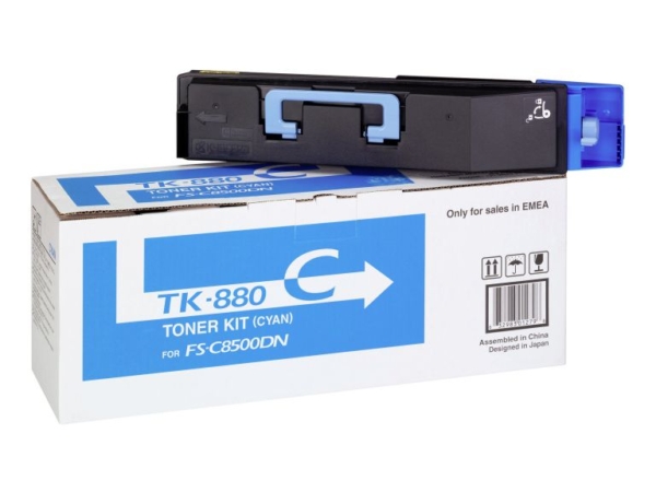Tooner Kyocera TK-880C cyan (18 000 lehte) - FS-C8500DN