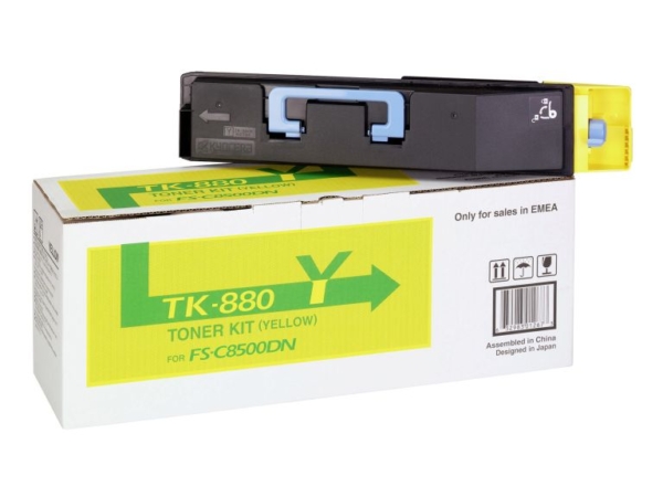 Tooner Kyocera TK-880Y kollane (18 000 lehte) - FS-C8500DN