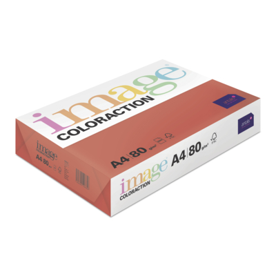 Koopiapaber Image Coloraction, 80gsm, A4, Chile / Deep Red, 500 l/pk.