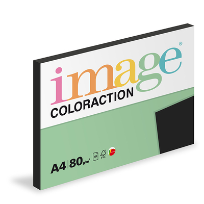 Koopiapaber Image Coloraction, 80 gsm, A4, Black 99, 50 l/pk.#FC6199