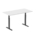 Adjustable Height Table Up Up Bjorn Black, Table top M White