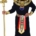 Ecost Customer Return Fiestas Guirca Egyptian King Pharaoh Black Golden Boys Costume Age 5 - 12 Year