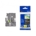 Brother TZE-335 (TZE335) Laminated Labelling Tape Cassette, White On Black 12mm, 8m