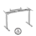 Adjustable Height Table Frame Up Up Thor, Gray